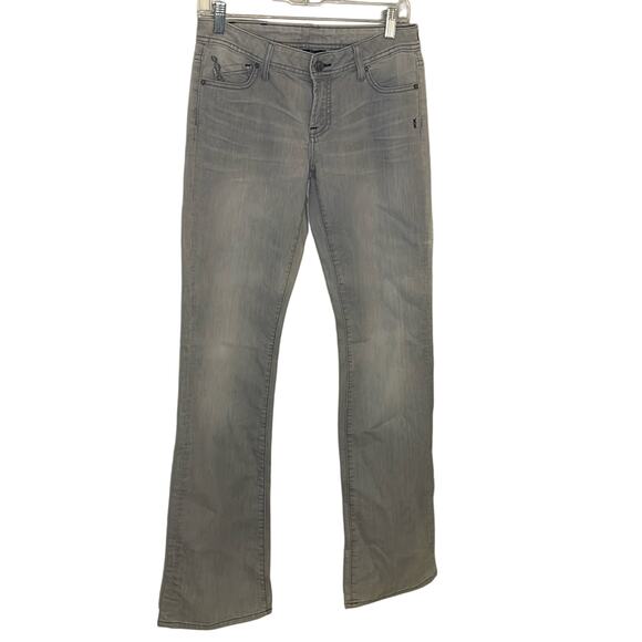 Genetic Denim Riley Bootcut Jeans Pebble Gray Size 27 NWT Women’s Pants - Picture 1 of 8